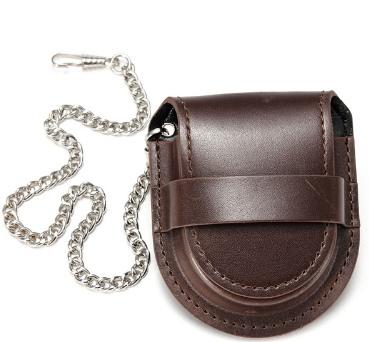 Cheap Leather Pocket Watch Pouch