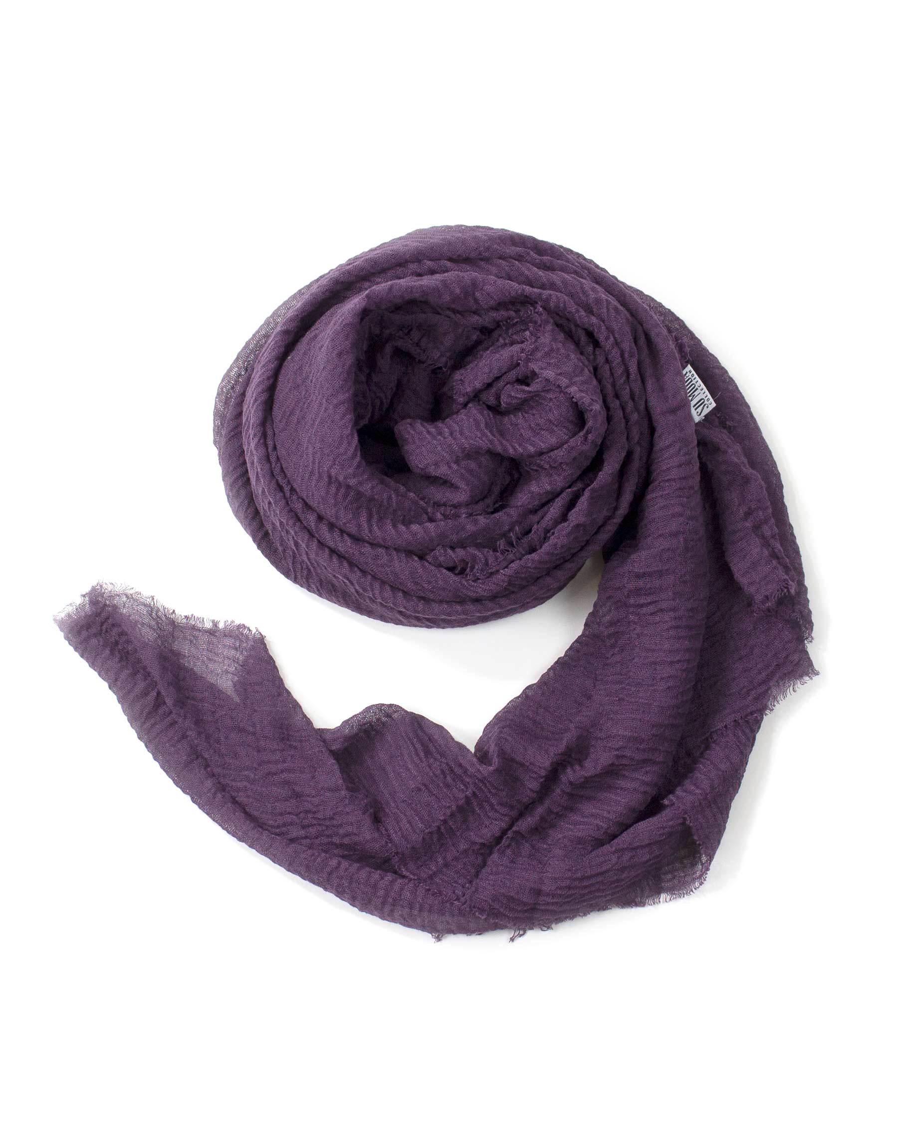 Influencer Scarf – Zaza in Plum – Olloum