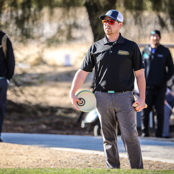 The disc golf clientele has changed significantly. More players are getting serious about the game and switching from regular golf to disc golf. Pictured is a player preparing to throw a disc. 