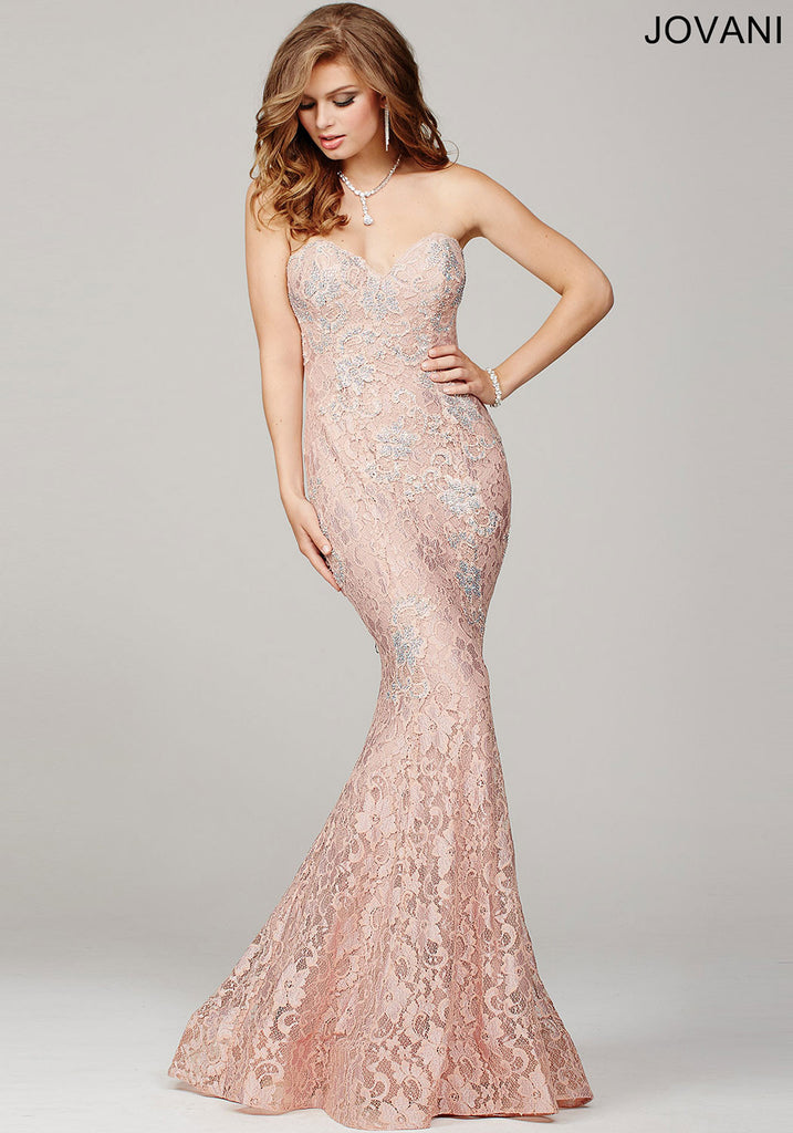 jovani blush pink dress