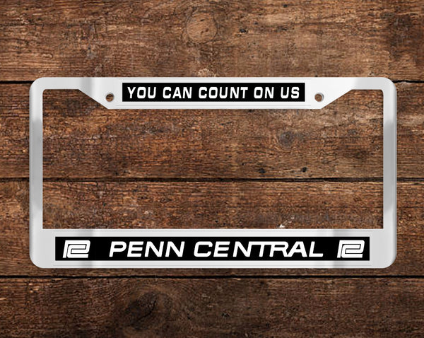 Penn Central (PC) Chrome License Plate Frame – VintageTransCo