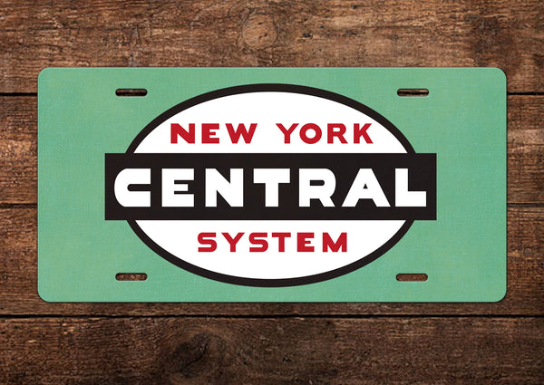 New York Central (NYC) RR License Plate – VintageTransCo