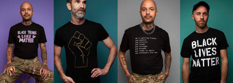 black lives matter t-shirts emil cohen zach grear solidarity fist
