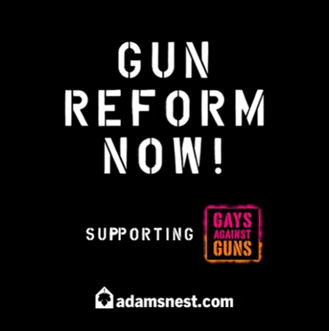 Shoot loads not guns and gun reform now gif