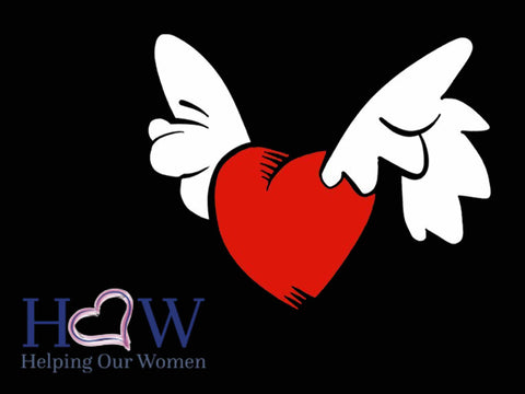 Flying Heart Helping our women graphic