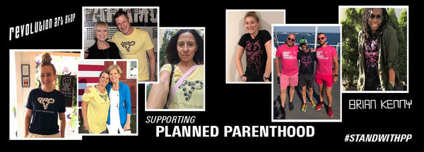 Items supporting planned parenthood at Adam's Nest