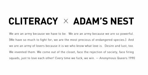 cliteracy adam's nest army of lovers