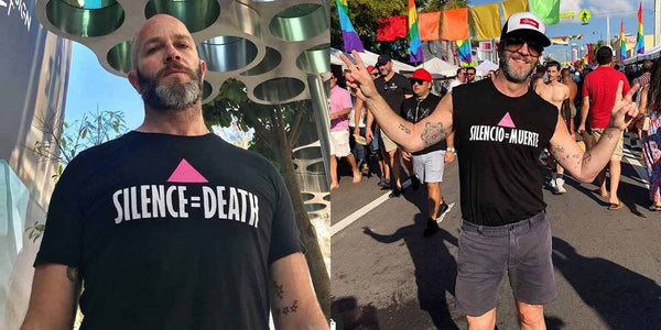 silence equals death silencio = muerte shirts pride