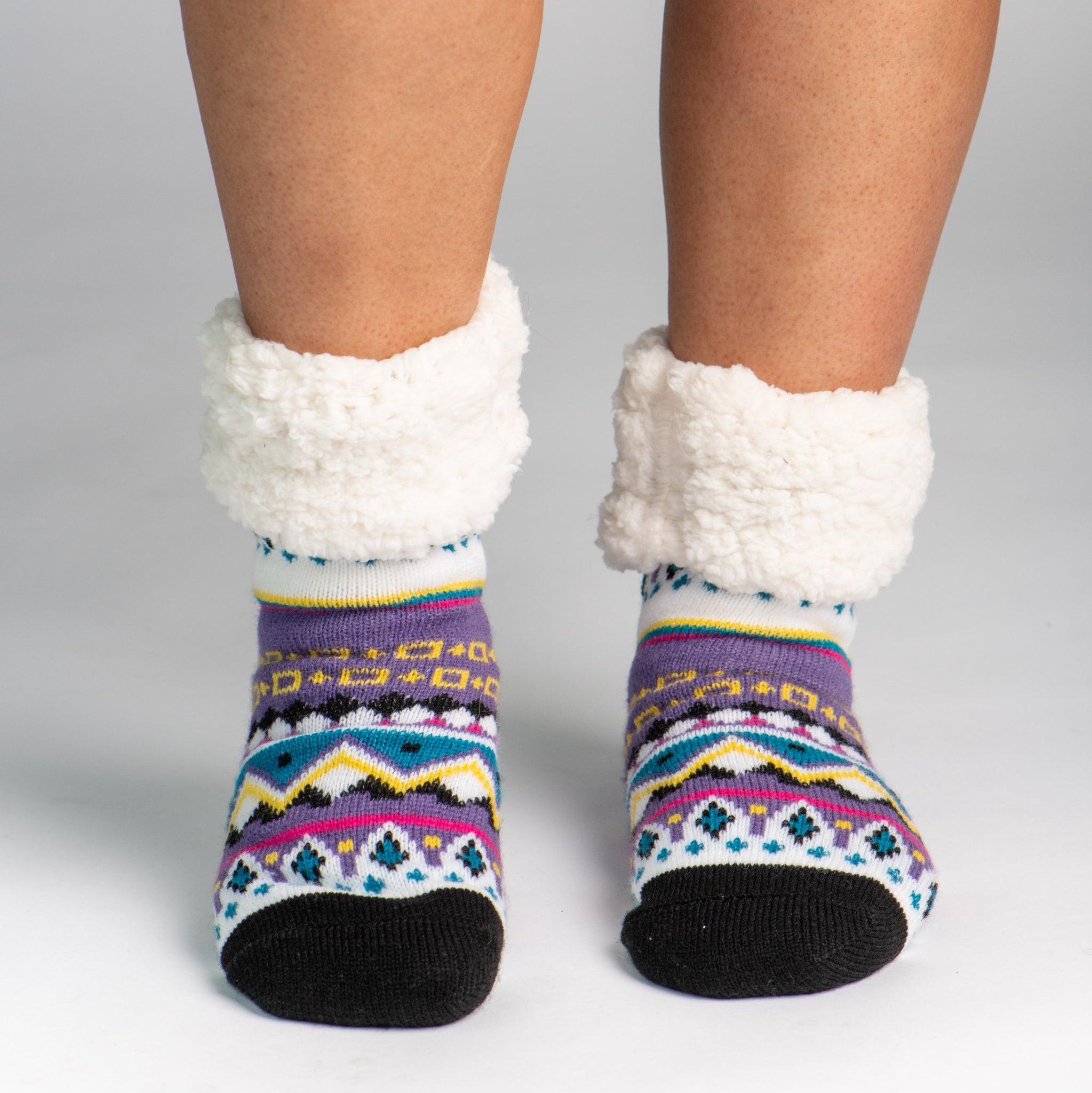 Classic Slipper Socks | Nordic Purple