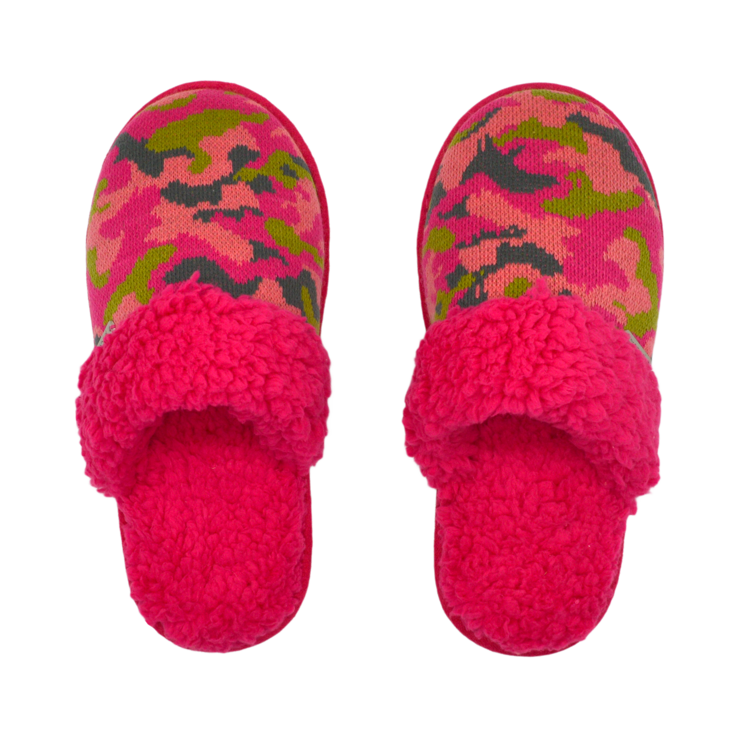 pink camo slippers
