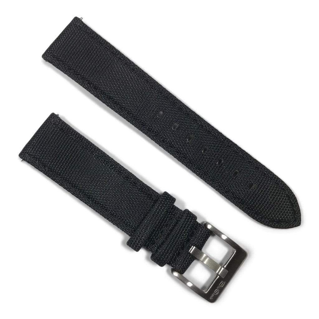 Cordura Watch Band | Black Watch Strap - BluShark