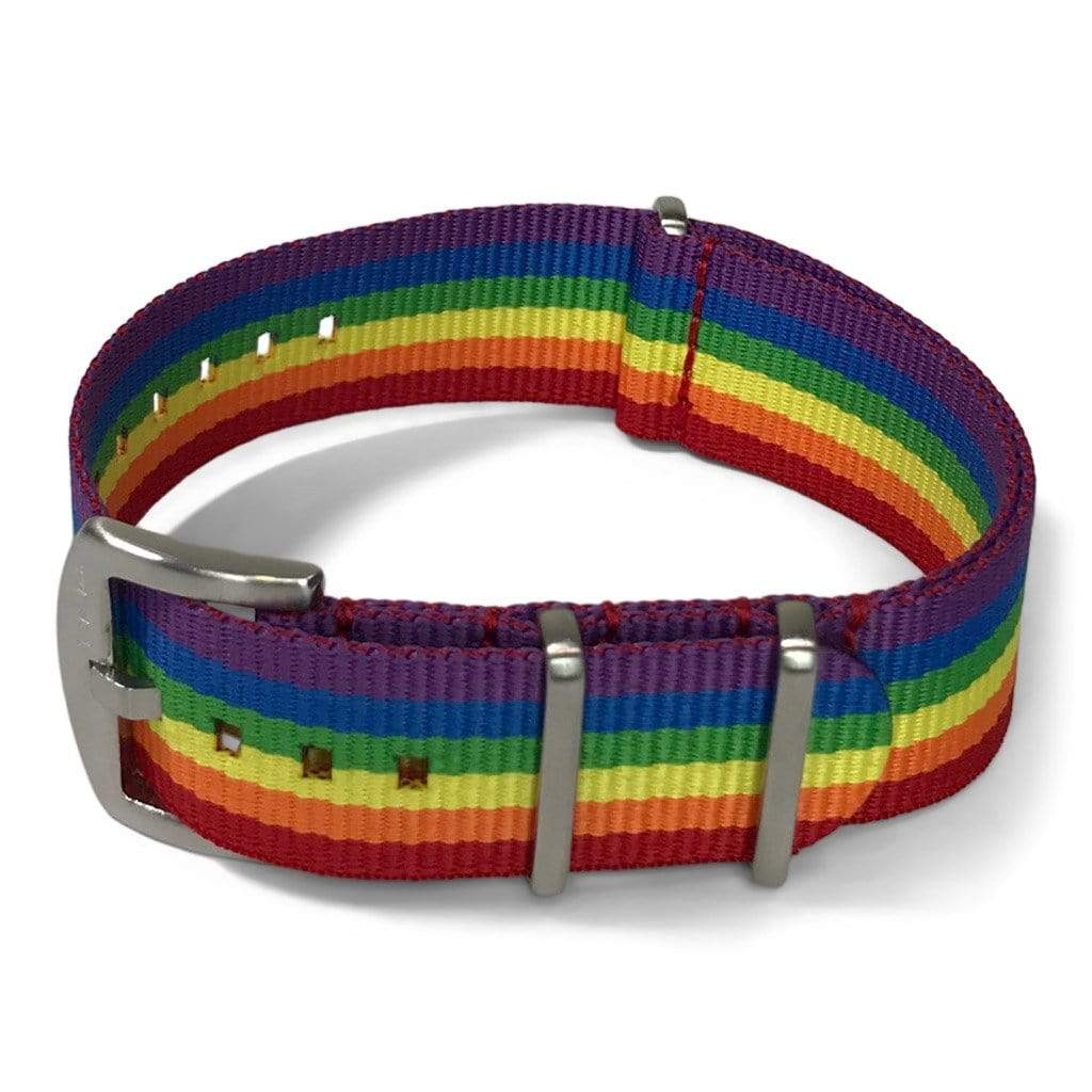 rainbow nylon webbing