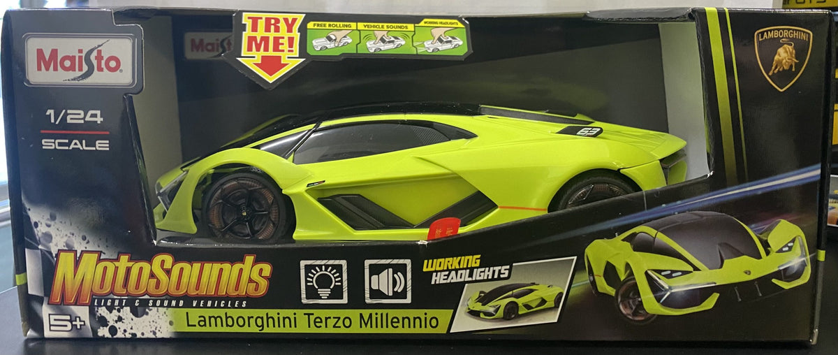 Sounds and Lights Free wheeling Lamborghini Terzo Millennio – realtoys