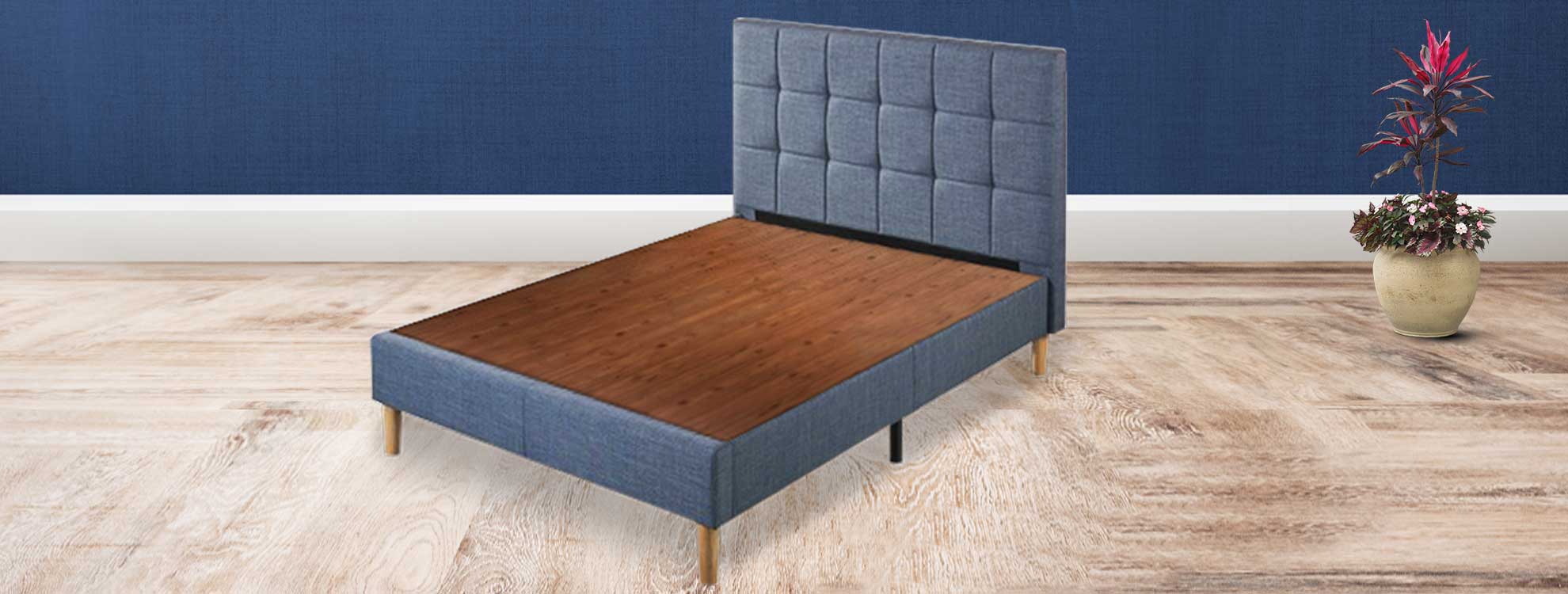 platform bed frame and upholstered bed frame