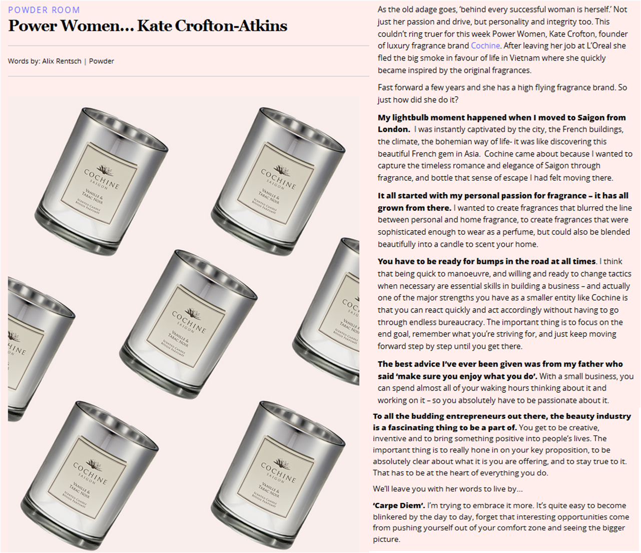 Powder - Interview with Kate Crofton-Atkins