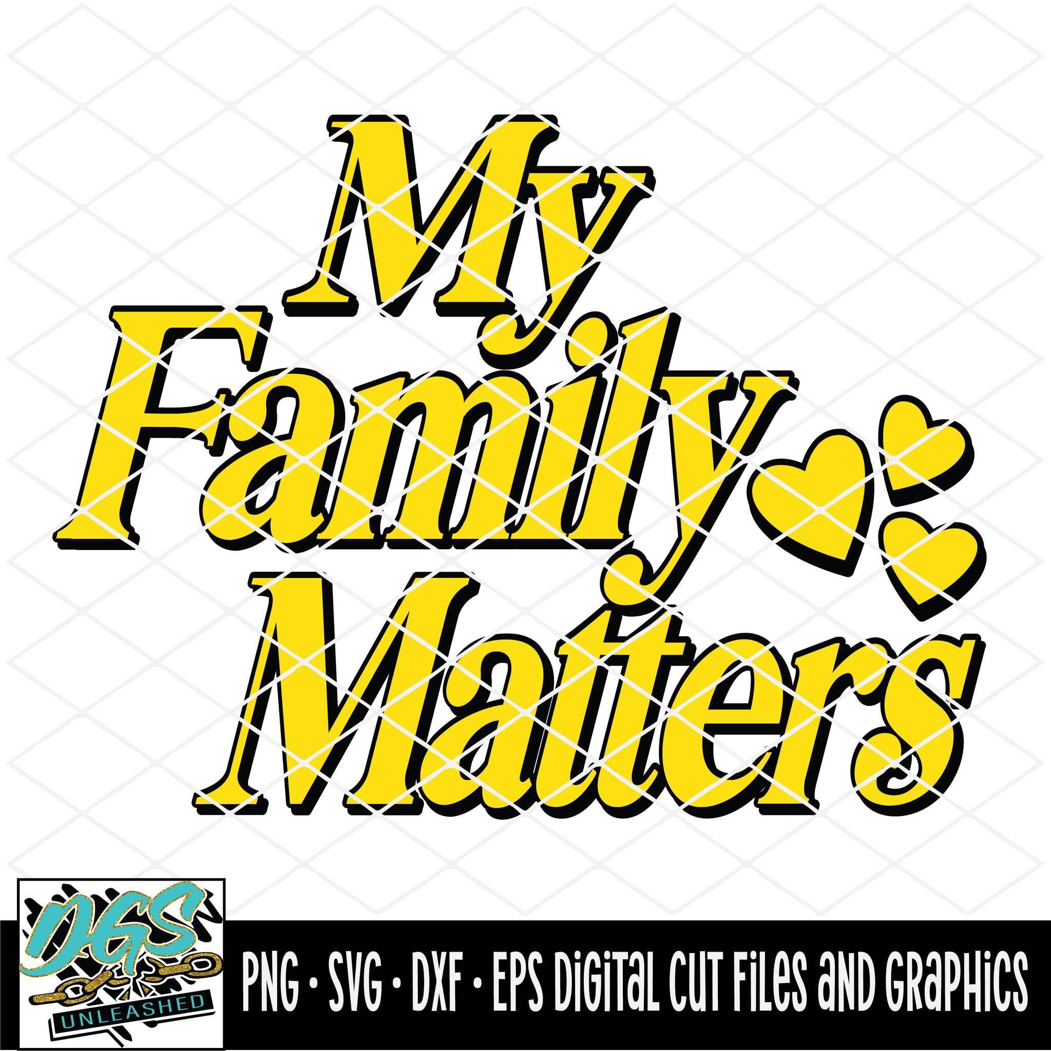 Download My Family Matters SVG, DXF, PNG, and EPS Cricut-Silhouette ...