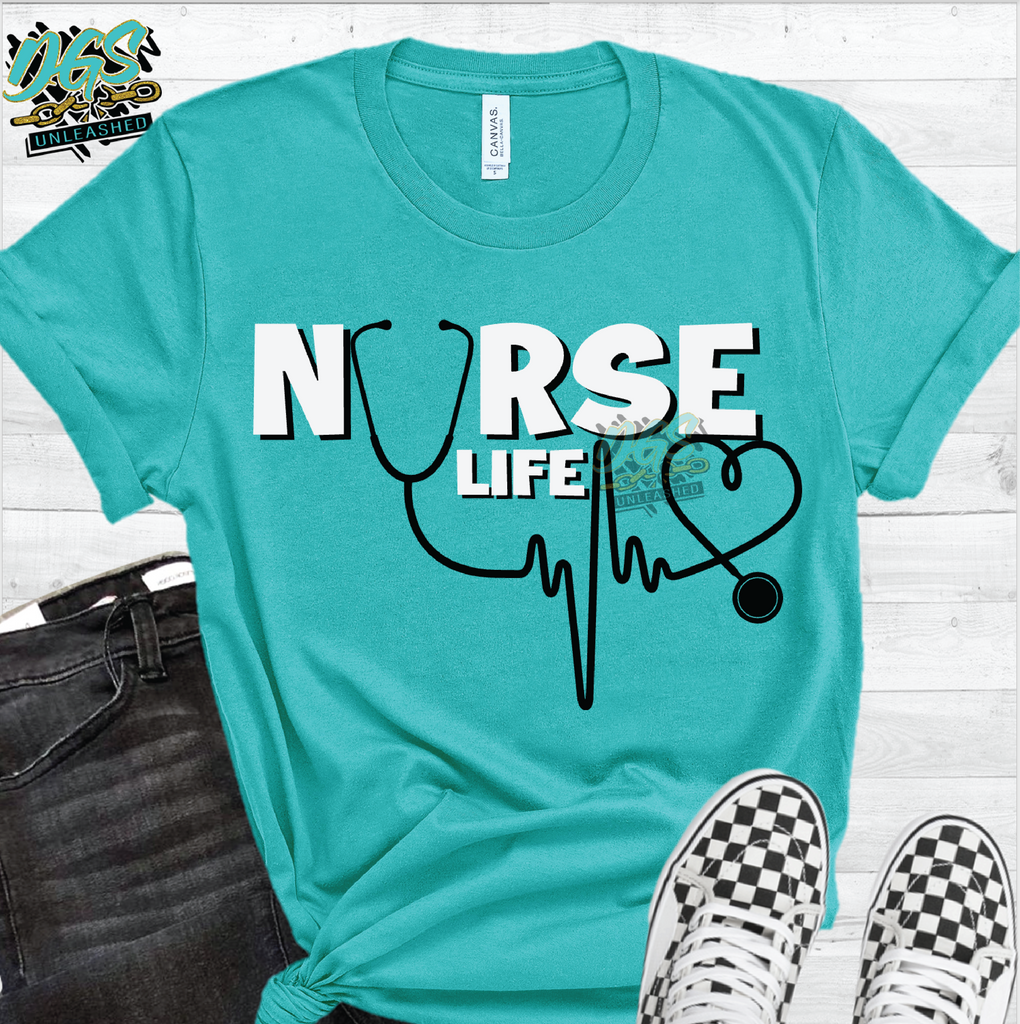 Nurse Life SVG, DXF, PNG, and EPS Cricut-Silhouette Instant Digital Do ...