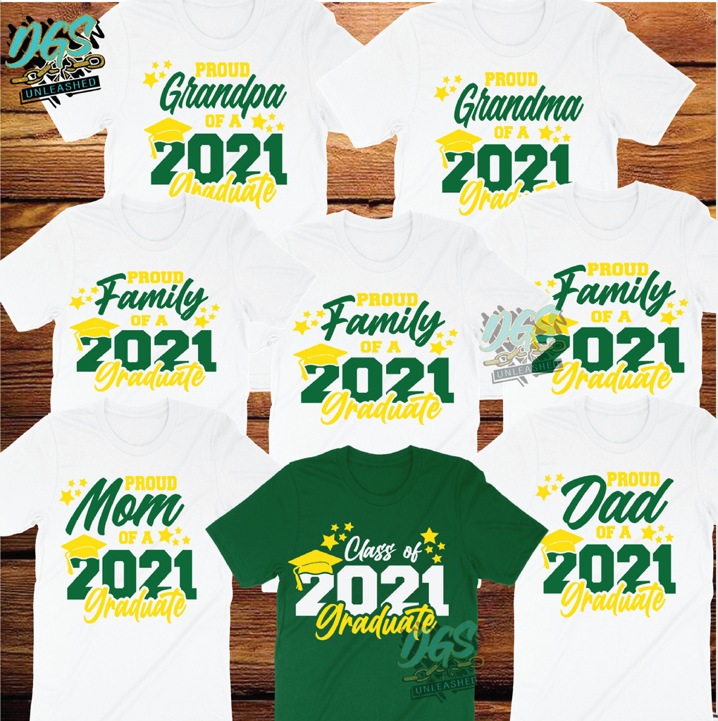 Proud Family Of 2021 Graduate Svg Dxf Png And Eps Cricut Silhouette Da Goodie Shop Unleashed