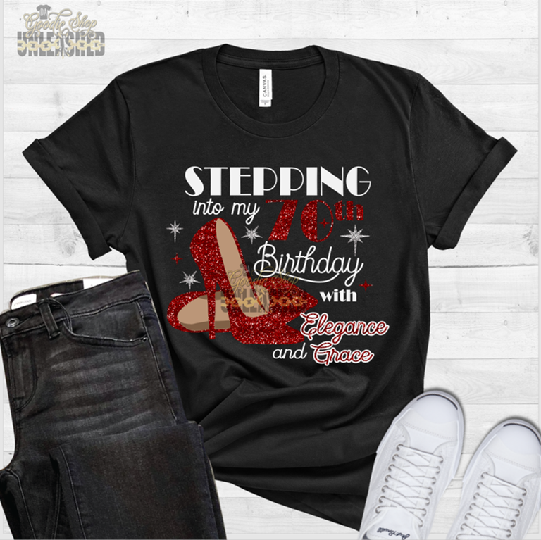 Download Stepping into Birthday with Elegance and Grace SVG, DXF ...