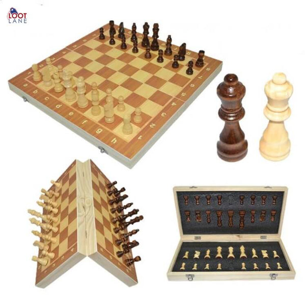 Wooden Chess Set – Loot Lane