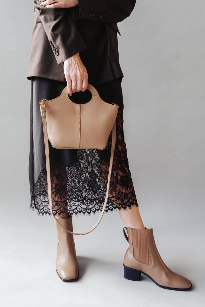 The Lisboa Mini Tote Biscotti