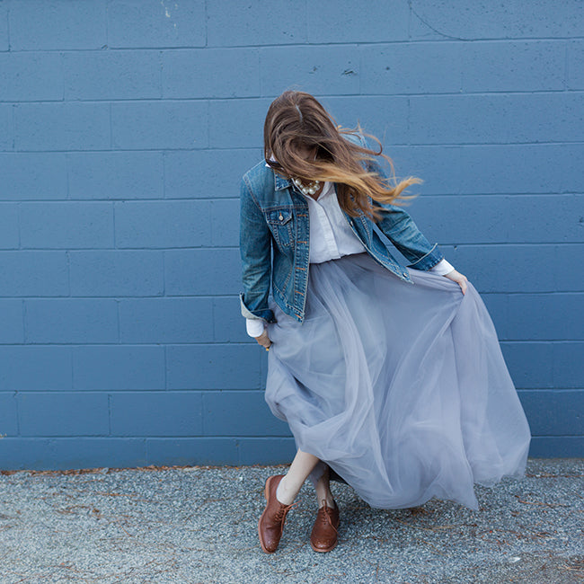 Borrowed from the Boys: Conni Jespersen from Art in the Find shows us how to wear her Poppy Barley brogues