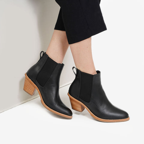 Leather Ankle Boots | Poppy Barley