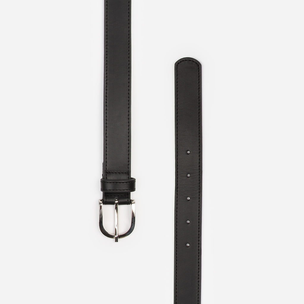 The Accent Belt Silver Black – Poppy Barley