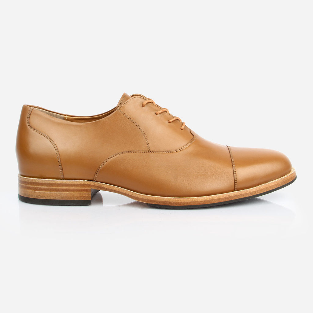 tan leather formal shoes