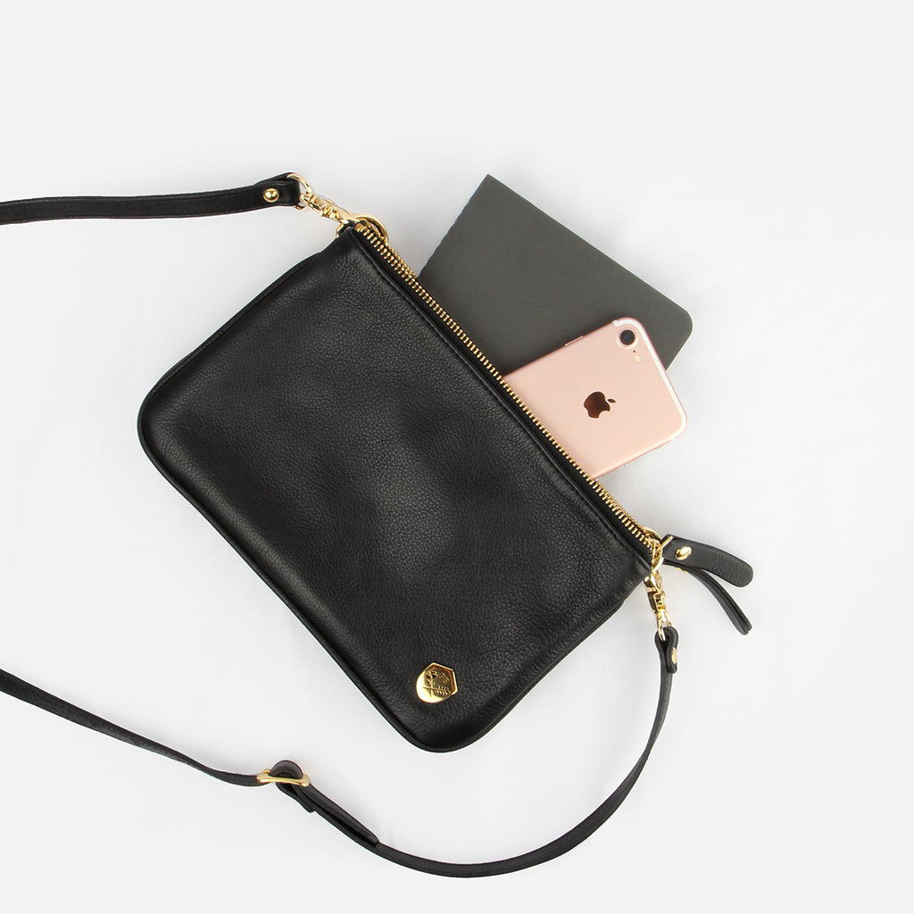 little black purse crossbody