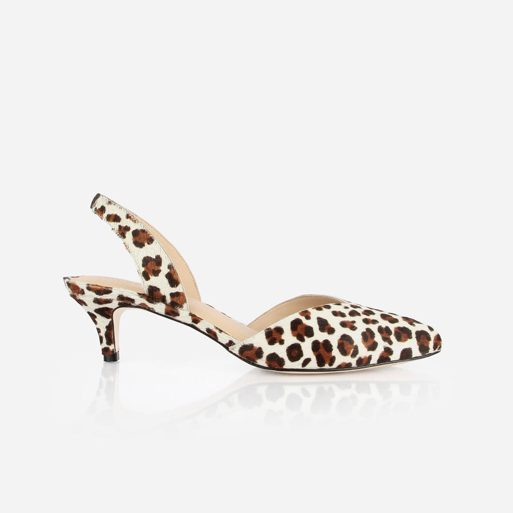 cheetah kitten heels