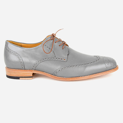 grey dress shoe