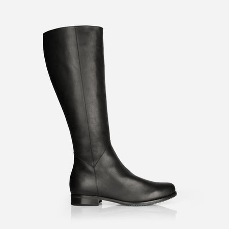 The City Boot Black Leather | Poppy Barley