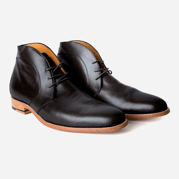 Black Chukka Boots | Made-to-order | Poppy Barley