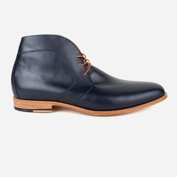 Navy Chukka Boots | Made-to-order | Poppy Barley