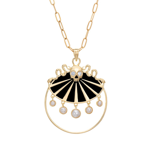 Voyager Gold Necklace – Chain Layering Necklace with Charms