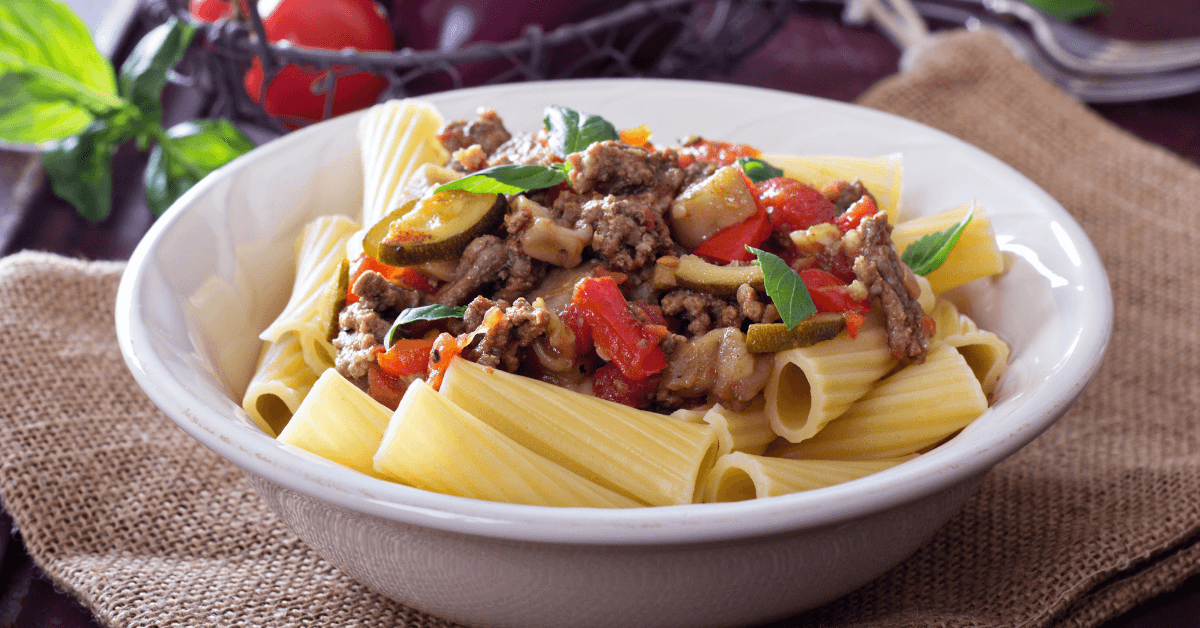 Eggplant Zucchini Bolognese Recipe