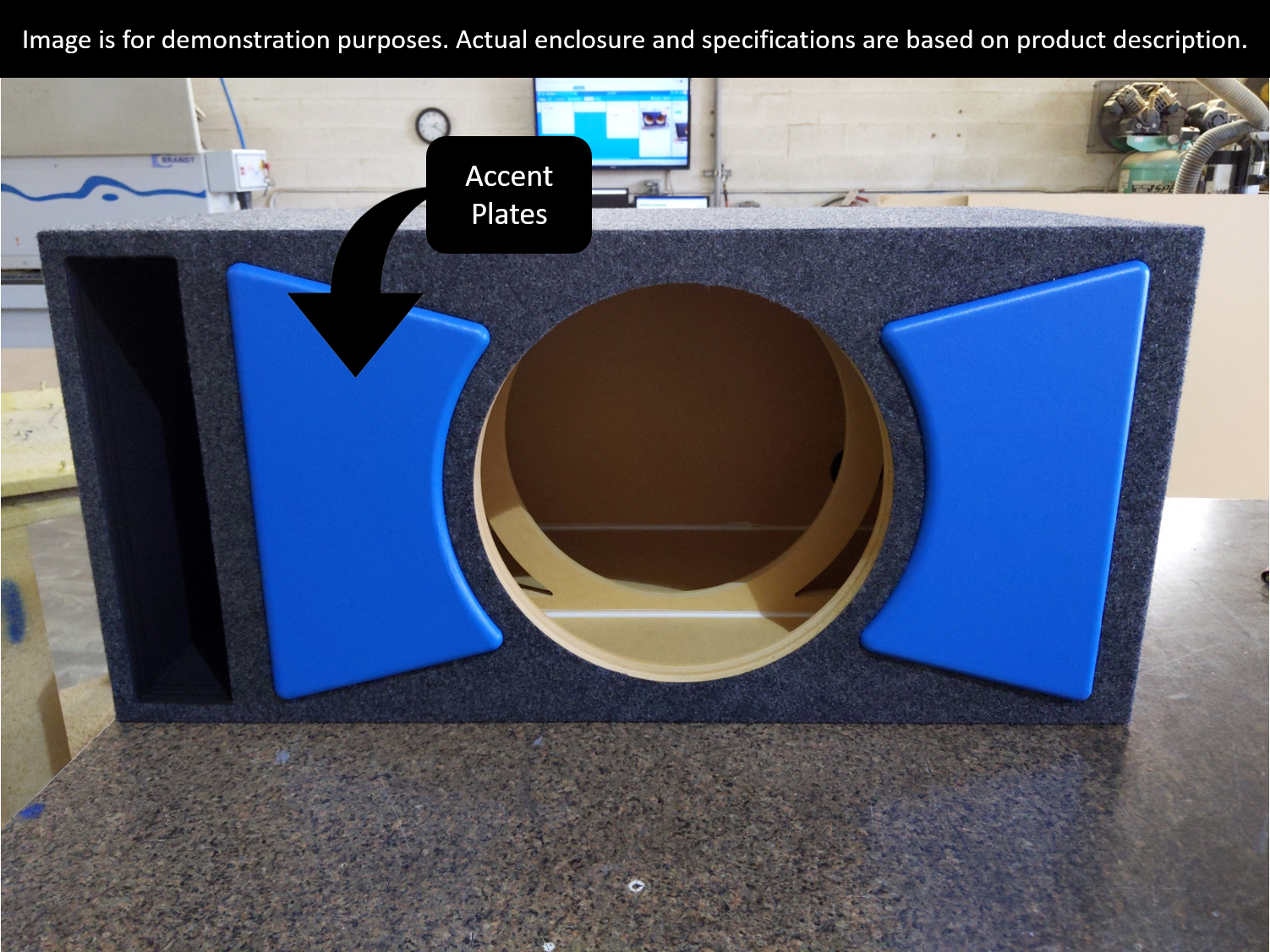 Stage 2 Ported Enclosure For Single Jl Audio 10w6v3 D4 Sonix Enclosures