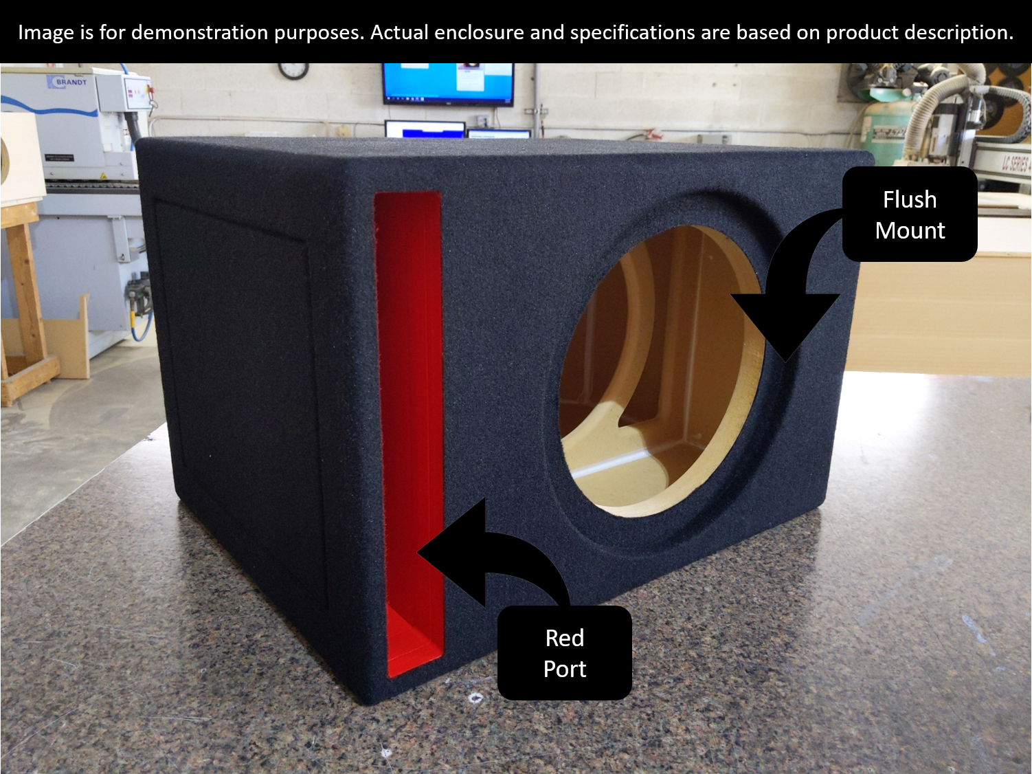 Stage 2 Ported Enclosure For Single Jl Audio 8w7ae 3 Sonix Enclosures