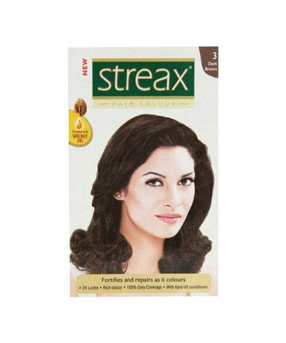 Streax Hair Colour  Walnut Brown Pack of 2