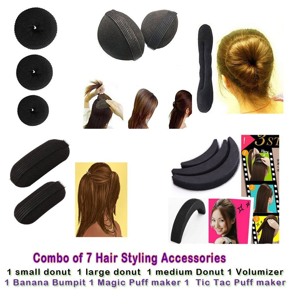 JAMPAK Hair Accessories Combo Of 2 Braids Tools Hair Accessories For  Women Wedding Black 10 Grams  Amazonin Beauty