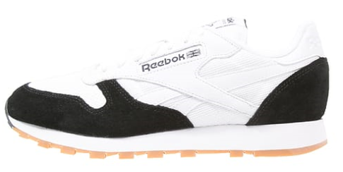 reebok classic black retro trainers