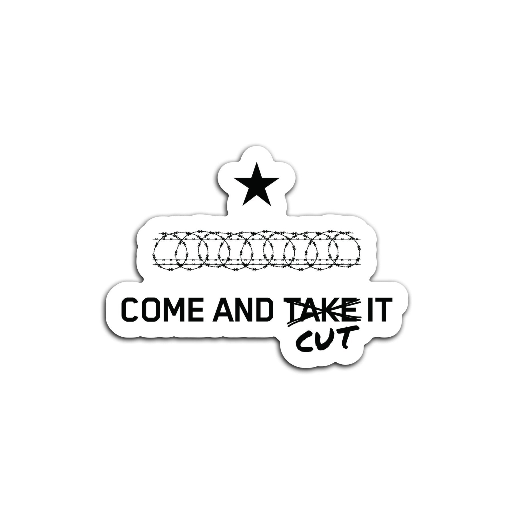 Come and Cut It Sticker