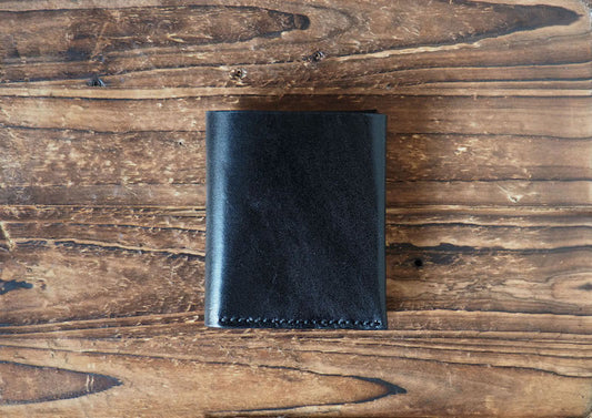  Leather Folded Card Wallet - Handmade Card Holder, folded card  wallet, Slim wallets for men, Card Sleeve, credit card holder, Minimalist  slim card wallet, Business card #Dark Brown : Handmade Products