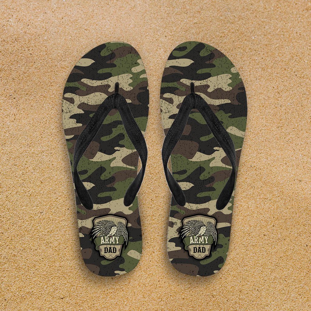 camo flip flops