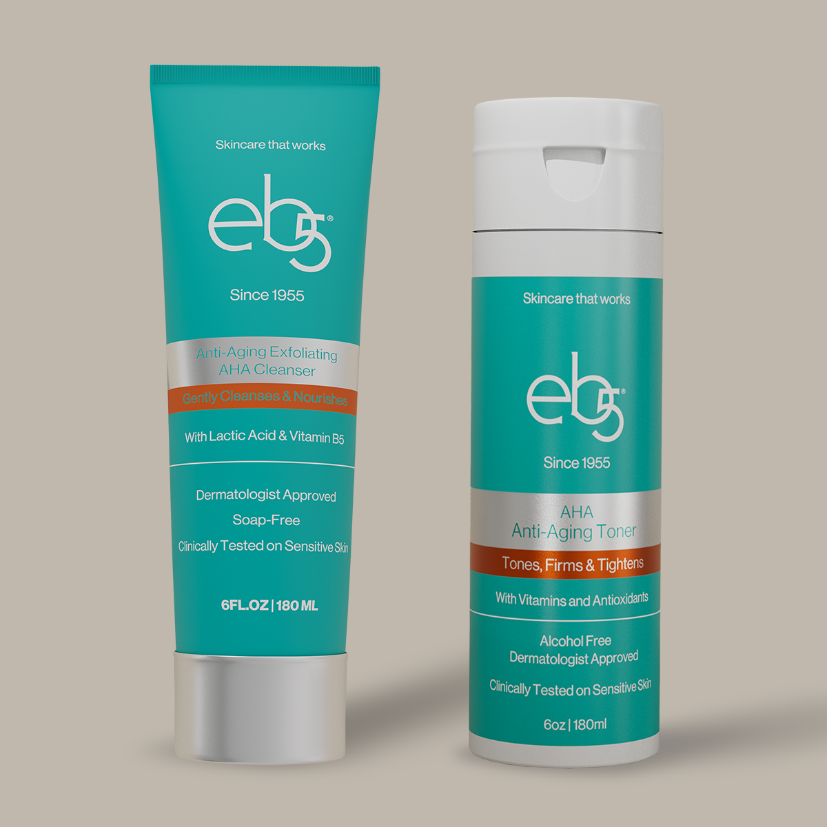 Cleanser + Toner | AHA - eb5 Skincare product image