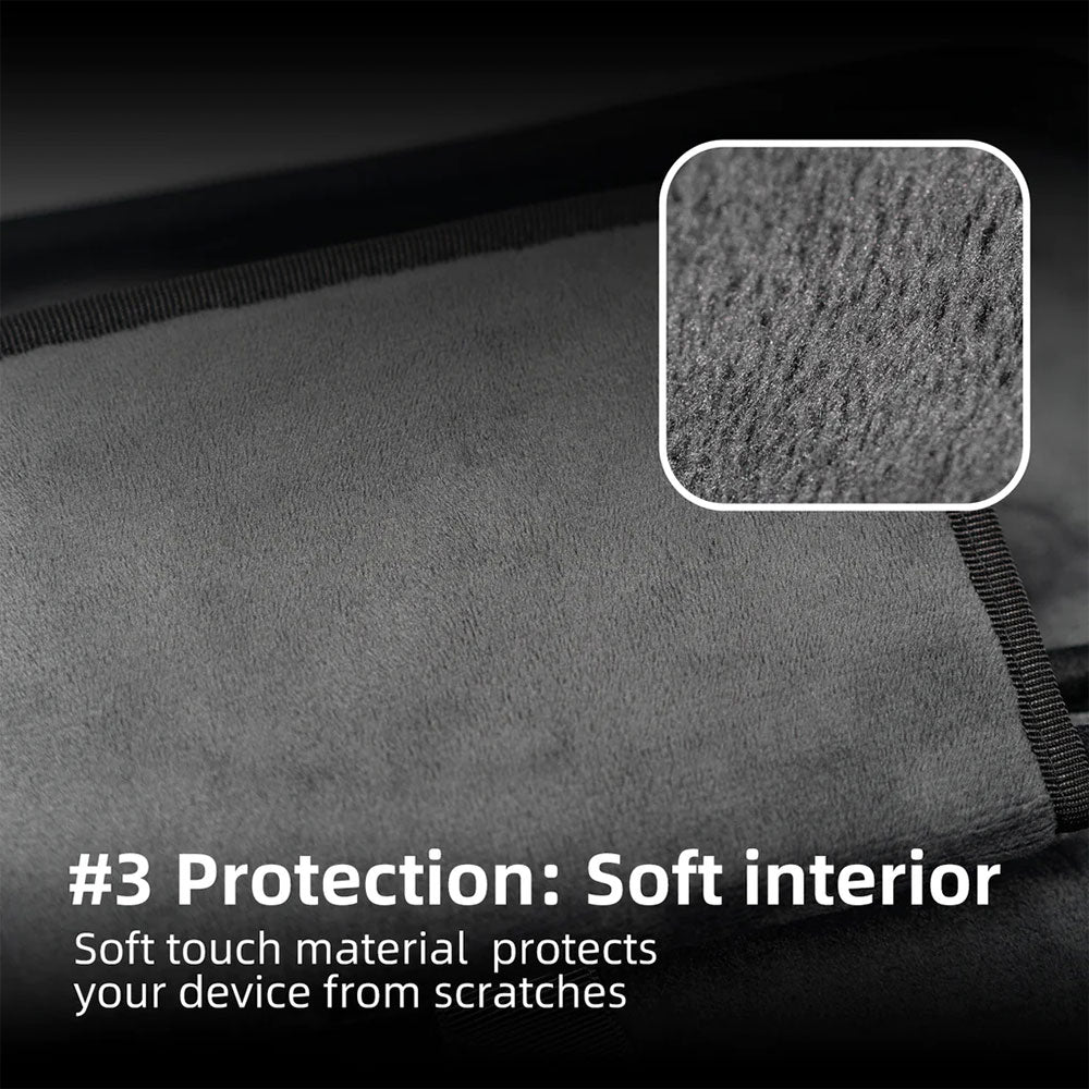 Soft touch material protects your device from scratches