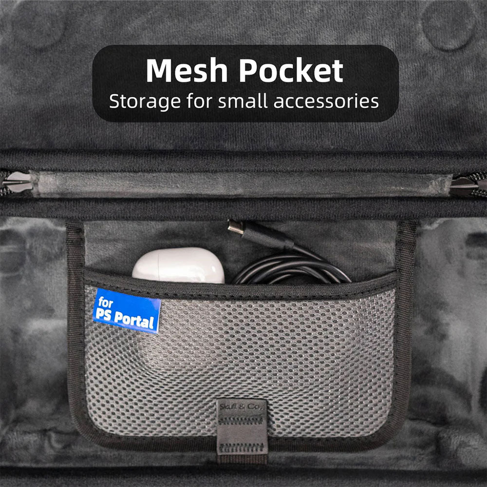 Mesh pocket storage for small accessories