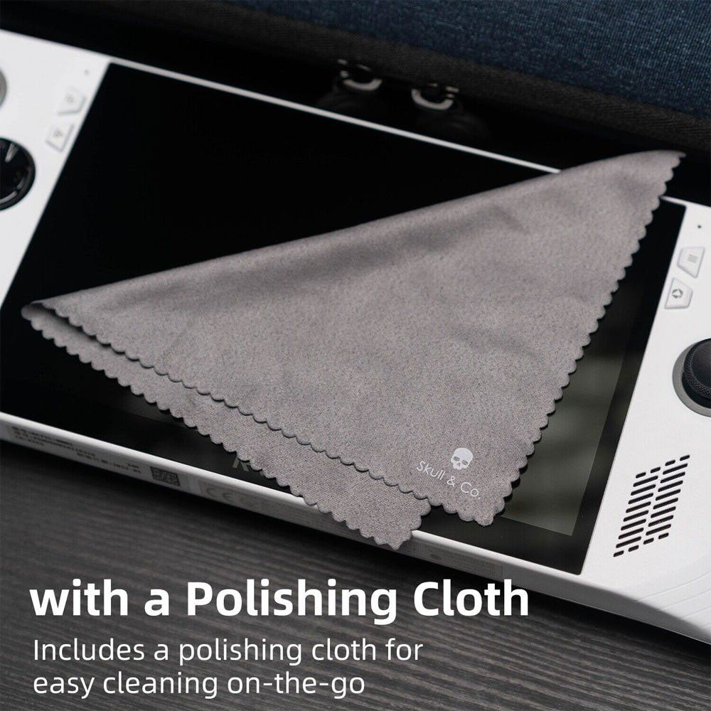 Includes Polishing cloth for easy cleaning on-the-go