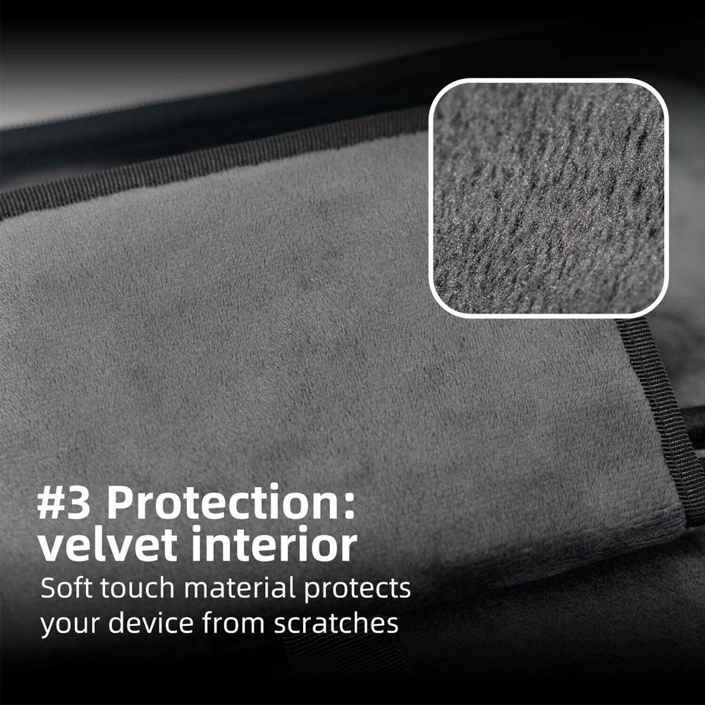 Soft touch material protects your device from scratches